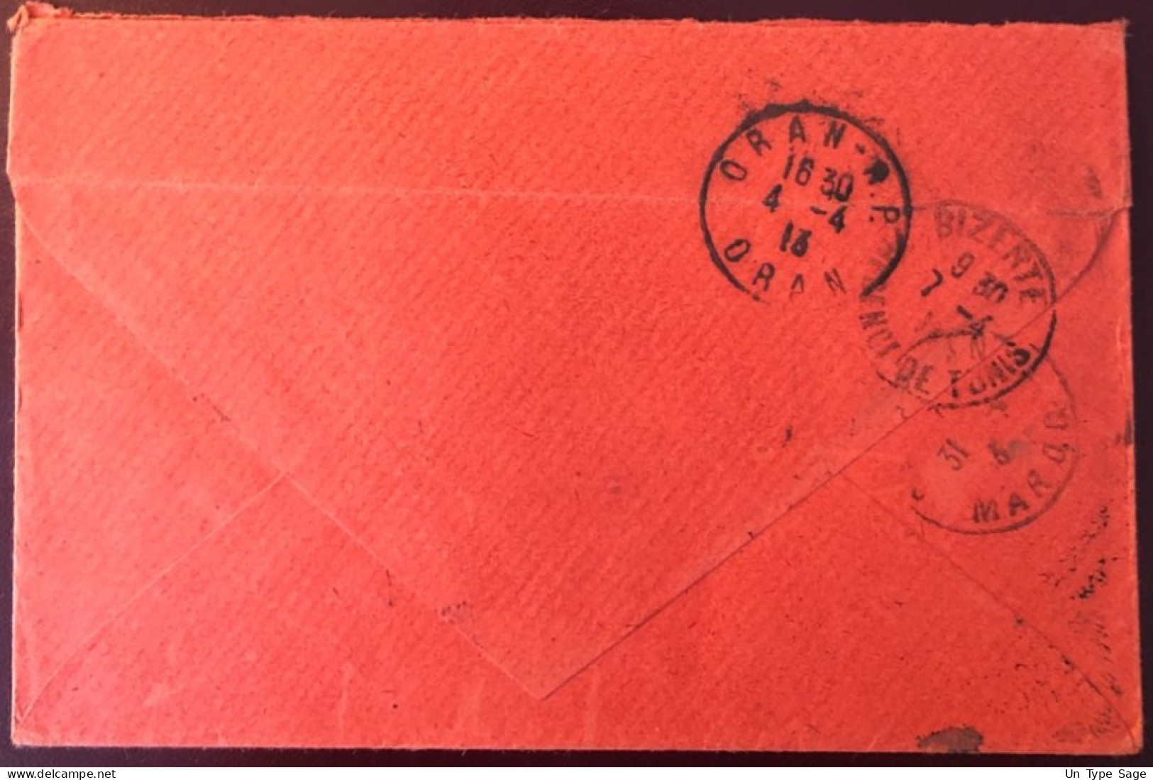 Maroc, TAD AZMOUR 30.3.1913 Sur Enveloppe, Troupes Débarquées Au Maroc - (W1465) - Cartas & Documentos