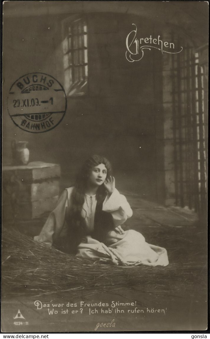 FEMME 1909 "Gretehen" Mise En Scène - Photographie