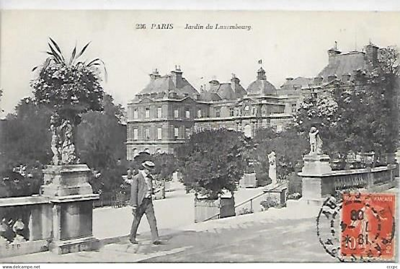 CPA Paris Jardin Du Luxembourg - Paris (06)