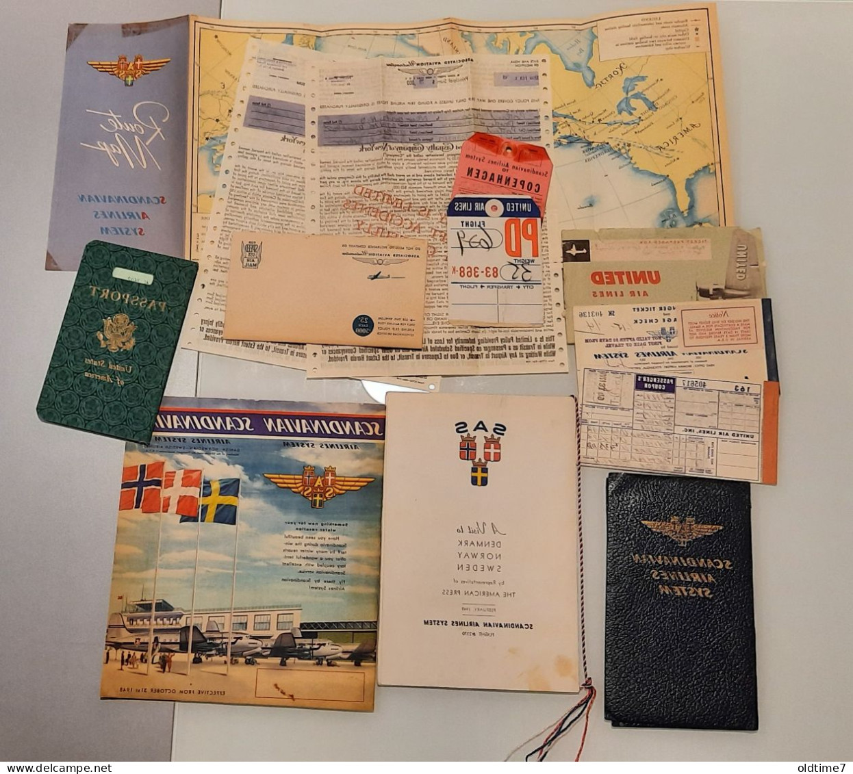 USA Lot Passport Other Documents  Pasaporte, Passeport, Reisepass - Historische Documenten