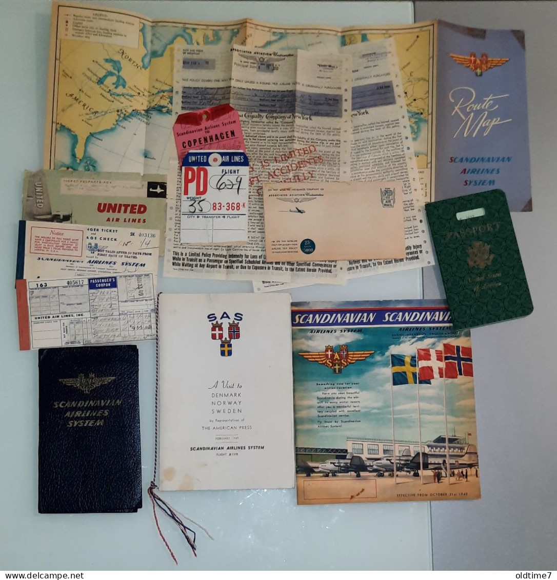 USA Lot Passport Other Documents  Pasaporte, Passeport, Reisepass - Historical Documents