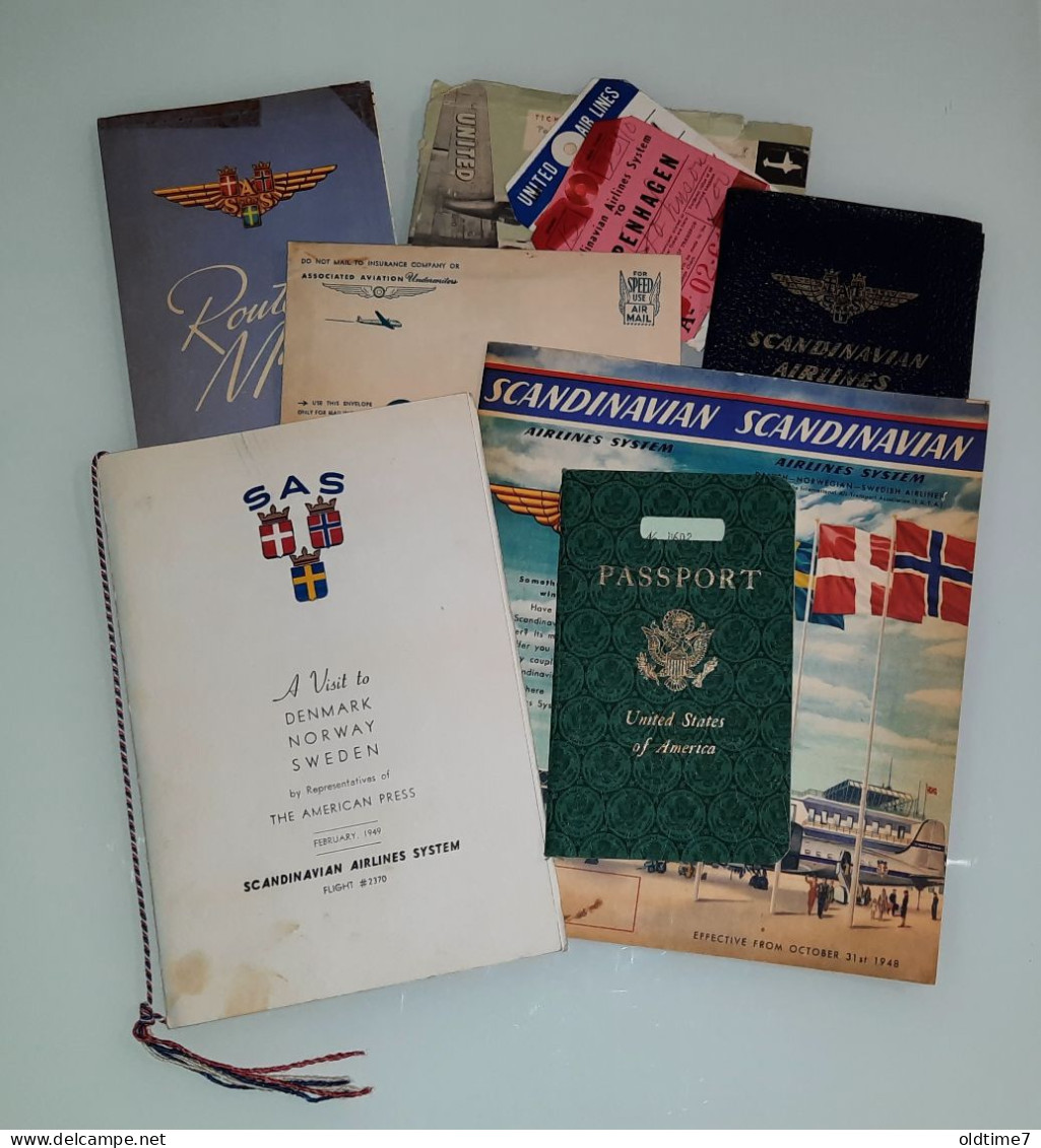 USA Lot Passport Other Documents  Pasaporte, Passeport, Reisepass - Historical Documents