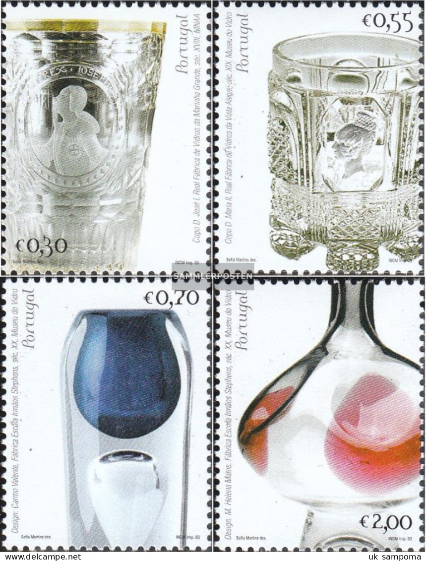 Portugal 2728-2731 (complete Issue) Unmounted Mint / Never Hinged 2003 History The Glass Art - Nuevos
