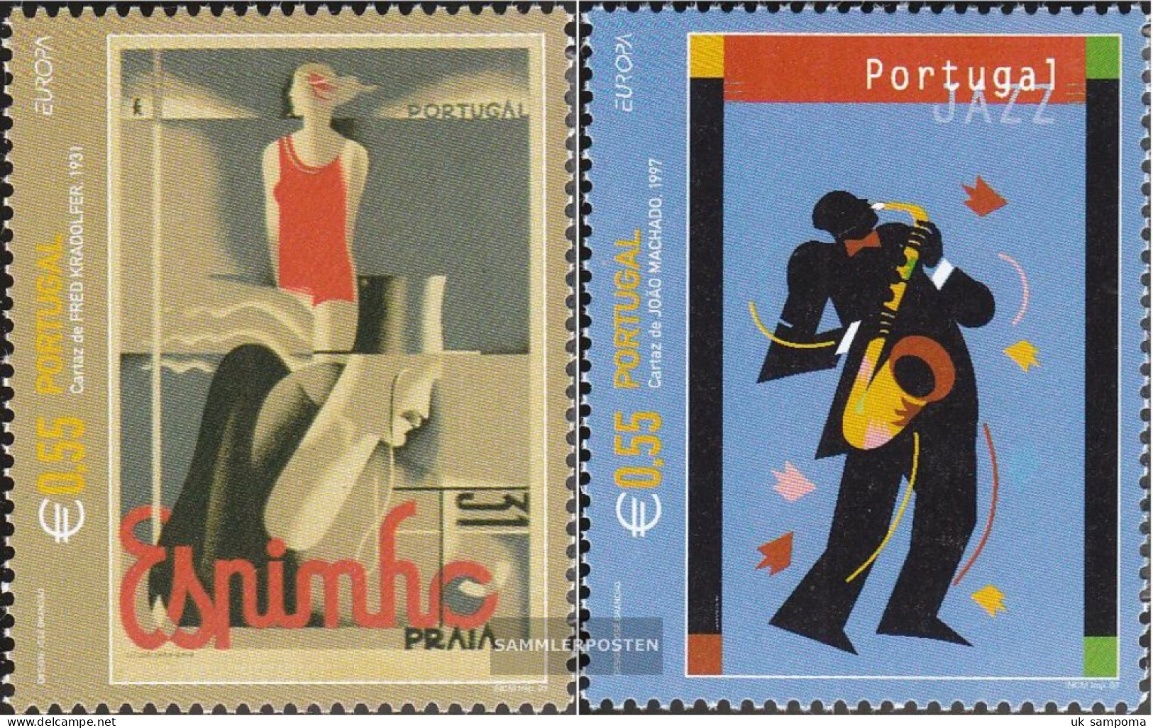 Portugal 2677-2678 (complete Issue) Unmounted Mint / Never Hinged 2003 Europe: Poster Art - Unused Stamps