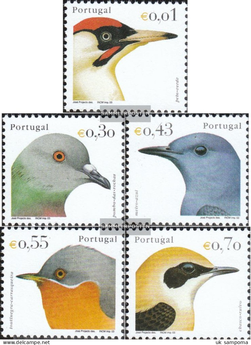 Portugal 2642-2646 (complete Issue) Unmounted Mint / Never Hinged 2003 Locals Birds - Nuevos