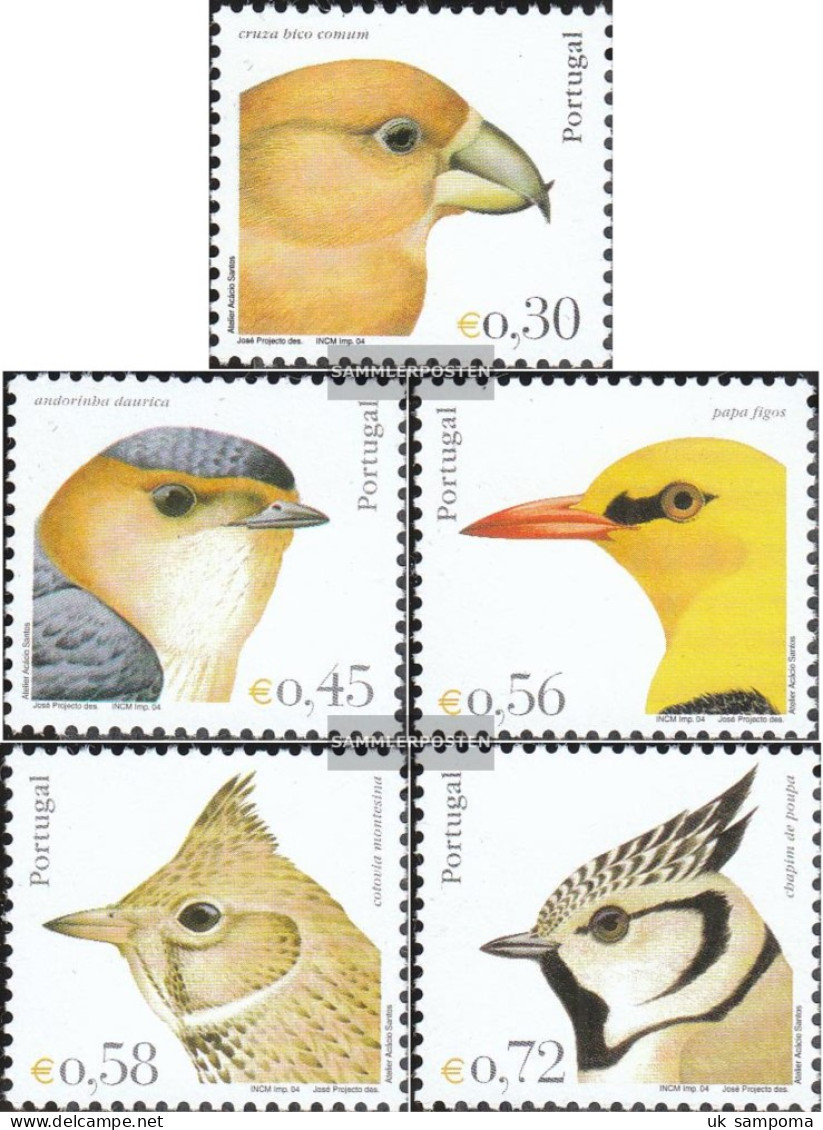 Portugal 2789-2793 (complete Issue) Unmounted Mint / Never Hinged 2004 Locals Birds - Neufs