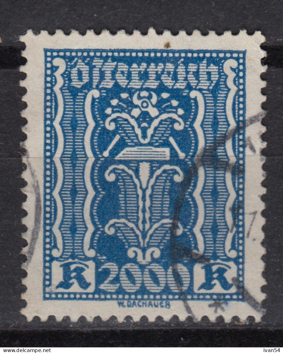 AUTRICHE 320 (0)   Symbole (1923-24) - Gebraucht