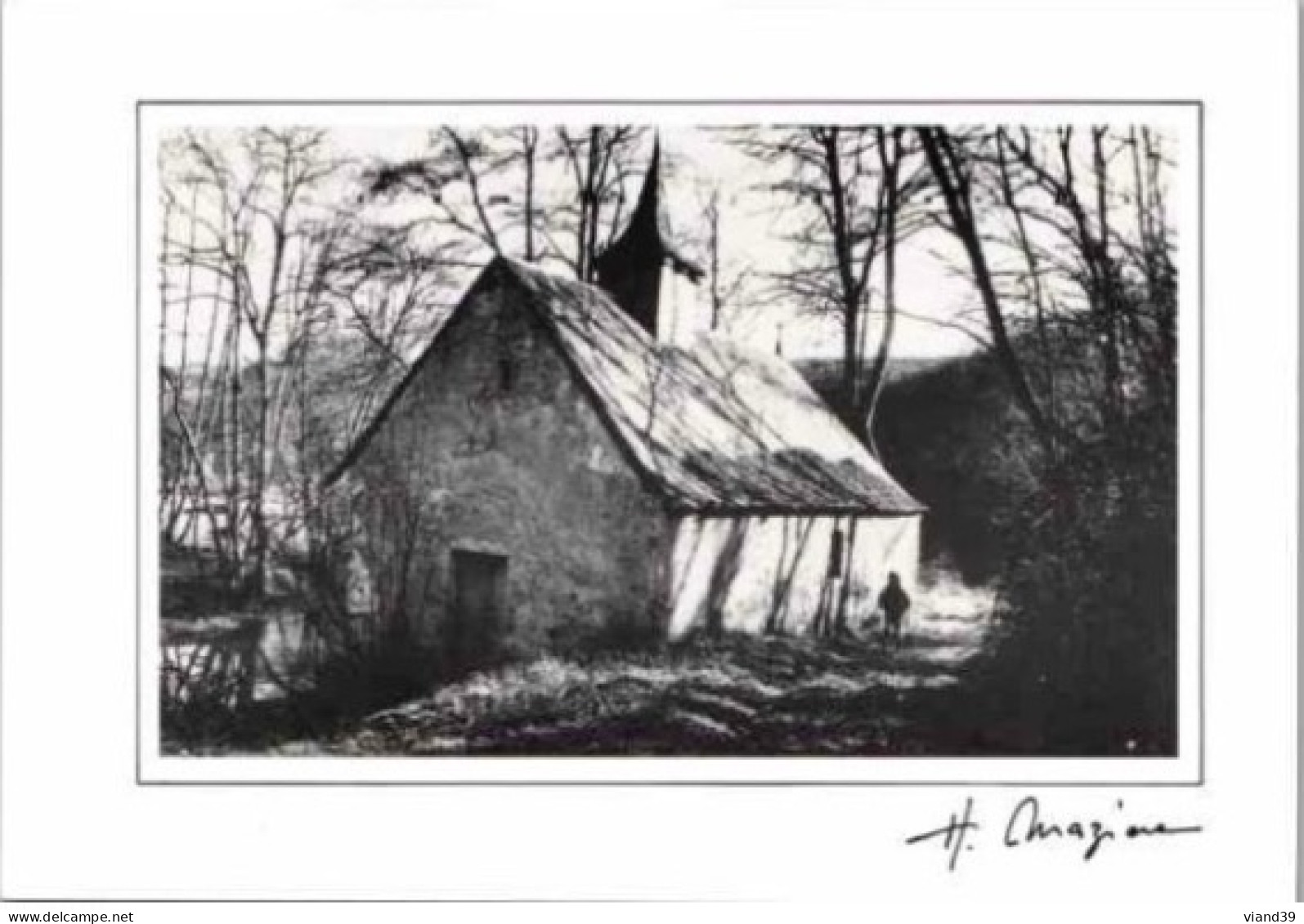 "  Chapelle Saint Elymond à Chandelier Nièvre "   -  Photo De H. Mazière . - Photographs