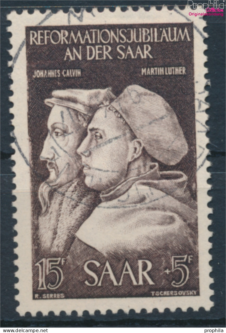 Saarland 308 (kompl.Ausg.) Gestempelt 1951 Reformation (10377618 - Gebraucht