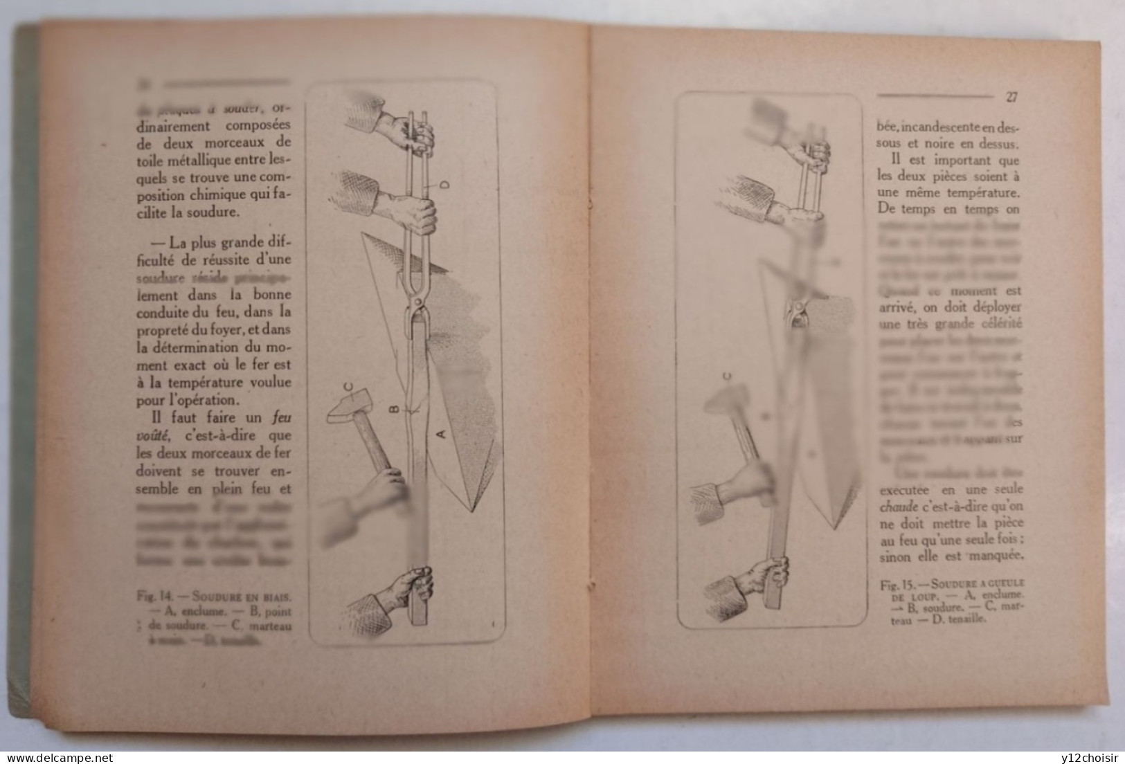 Livre Comment Un Amateur Peut Travailler Les Métaux Par Le Feu . Ed. Ernest Flammarion . Collection Baudry De Saunier - Bricolage / Technique