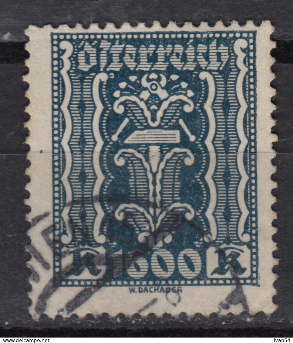 AUSTRIA 319 (0)   Symbol (1923-24) - Gebruikt