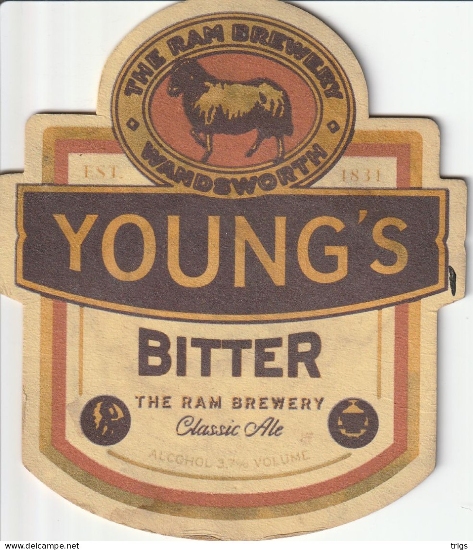 Young's Bitter - Beer Mats