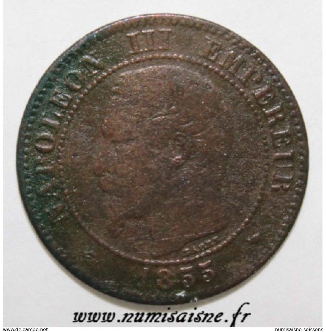 GADOURY 103 - 2 CENTIMES 1855 MA - Marseille - NAPOLÉON III - KM 776 - Ancre - TB - 2 Centimes