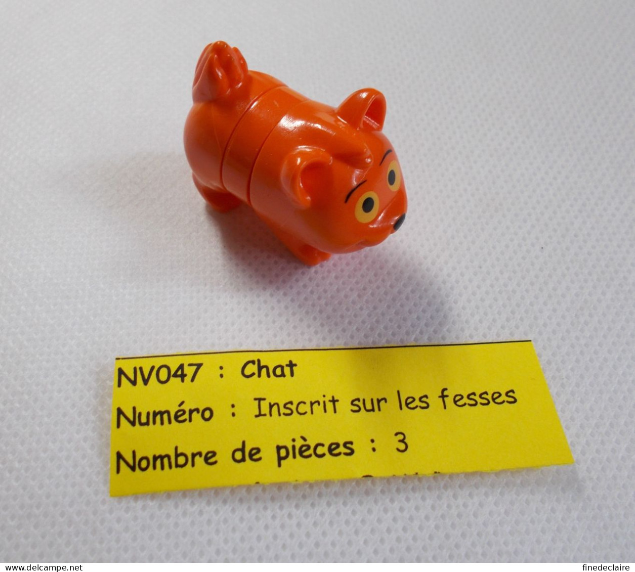 Kinder - Animaux Impossibles - Chat Orange - NV047 - Sans BPZ - Montables