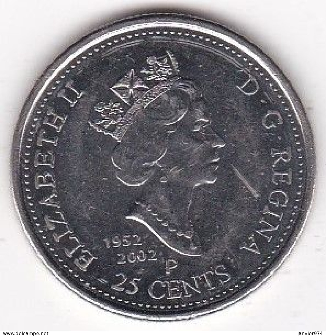 Canada 25 Cents 1952 – 2002 Fête Du Canada, Elizabeth II, En Nickel, KM# 451 , Sup/XF - Canada