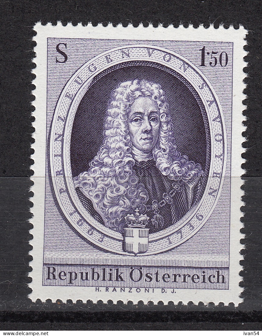 AUSTRIA 972 ** MNH (1963) – Prince Eugen Von Savoyen - Ungebraucht