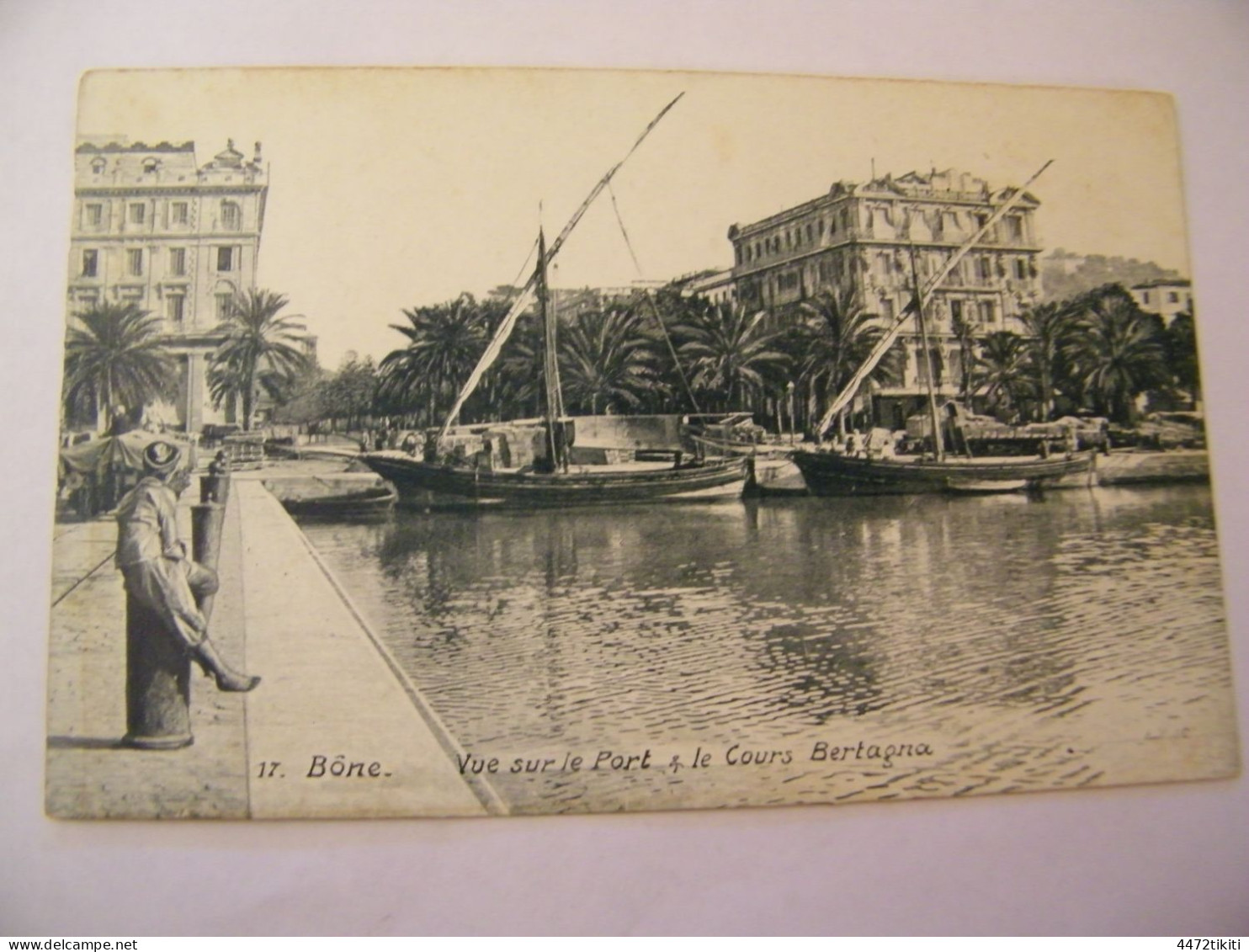 CPA - Afrique Algérie - Annaba Bône - Vue Sur Le Port - Le Cours Bertagna - 1910 - SUP (HT 61) - Annaba (Bône)