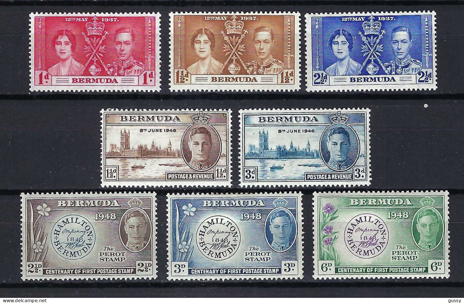 BERMUDES Ca.1937-48: Lot De Neufs** - Bermuda