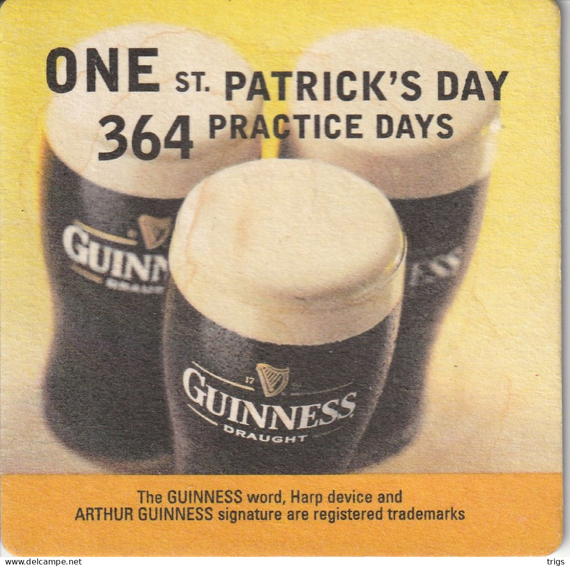 Guinness - Sotto-boccale