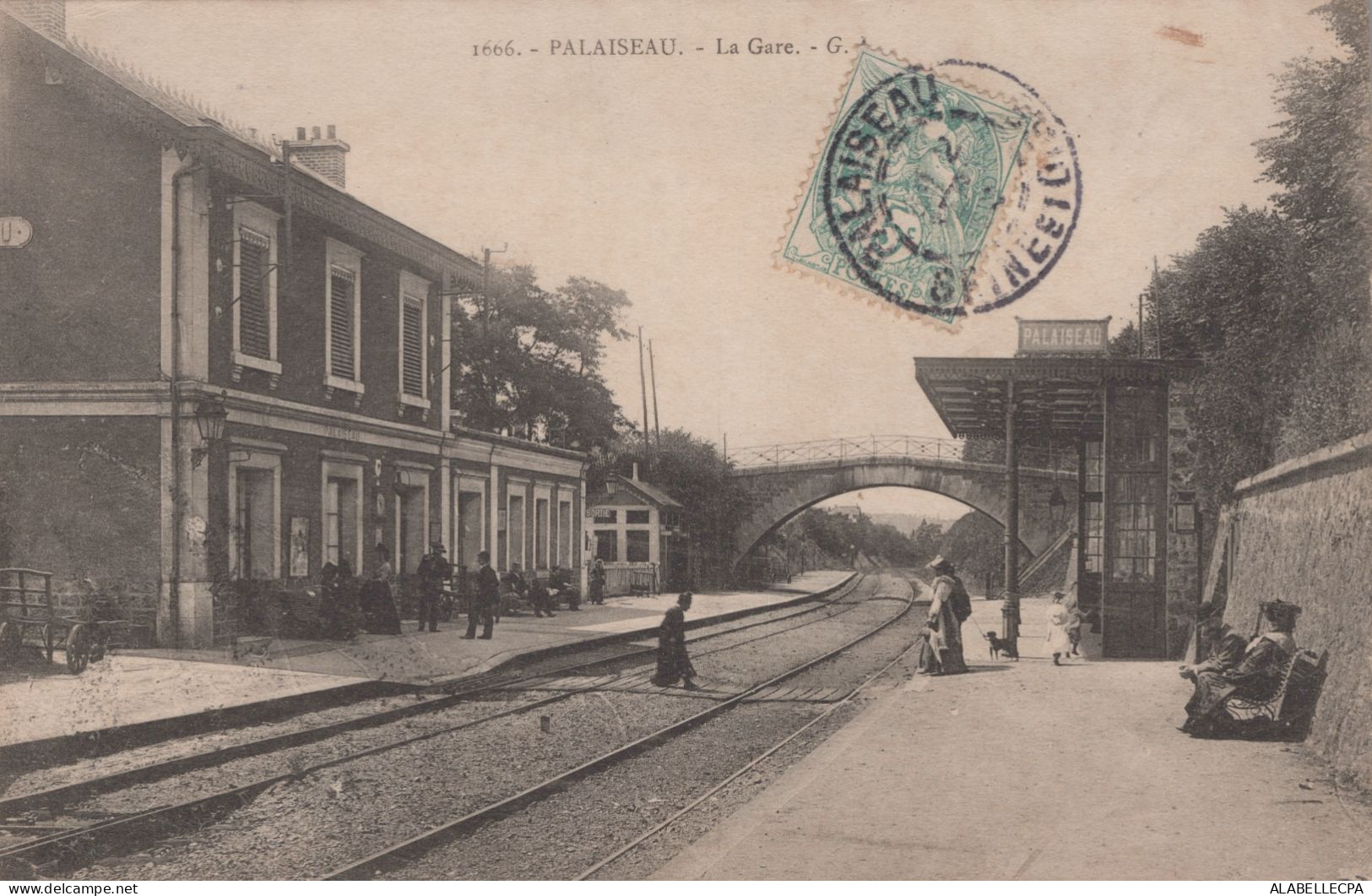 CPA ESSONNE 91 - PALAISEAU - LA GARE - REF 16 - Palaiseau