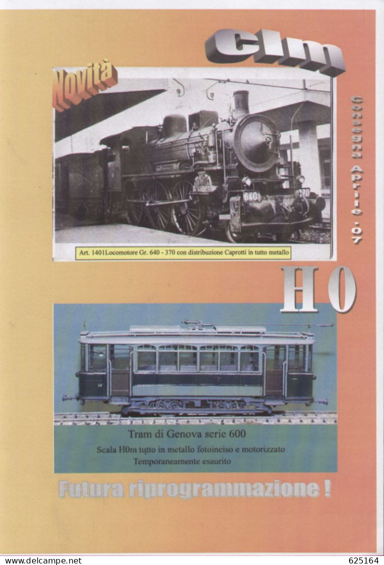 Catalogue CLM  HI-TECH 2010 Modelli Ferroviari Scale HO HOe N -  Moto 1:32 - En Italien - Unclassified