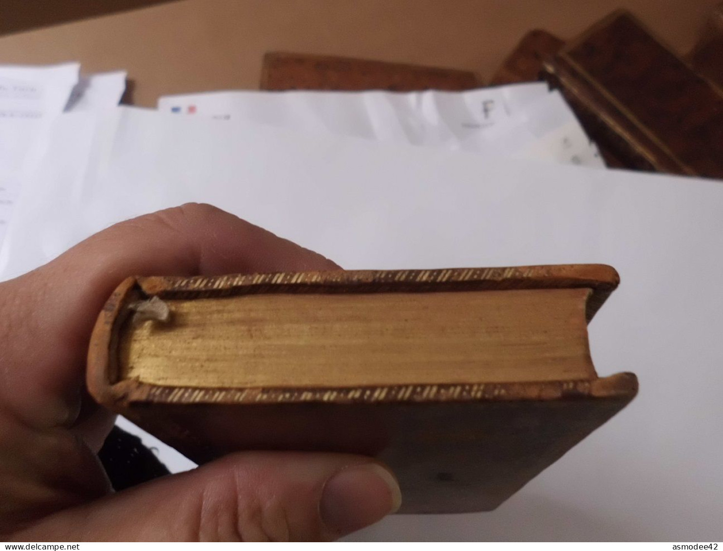 OEUVRES  DE GRESSET  1785 TOME 1 SEUL  LIVRE ANCIEN XVIIIème  DIM 13 X 7,5cm