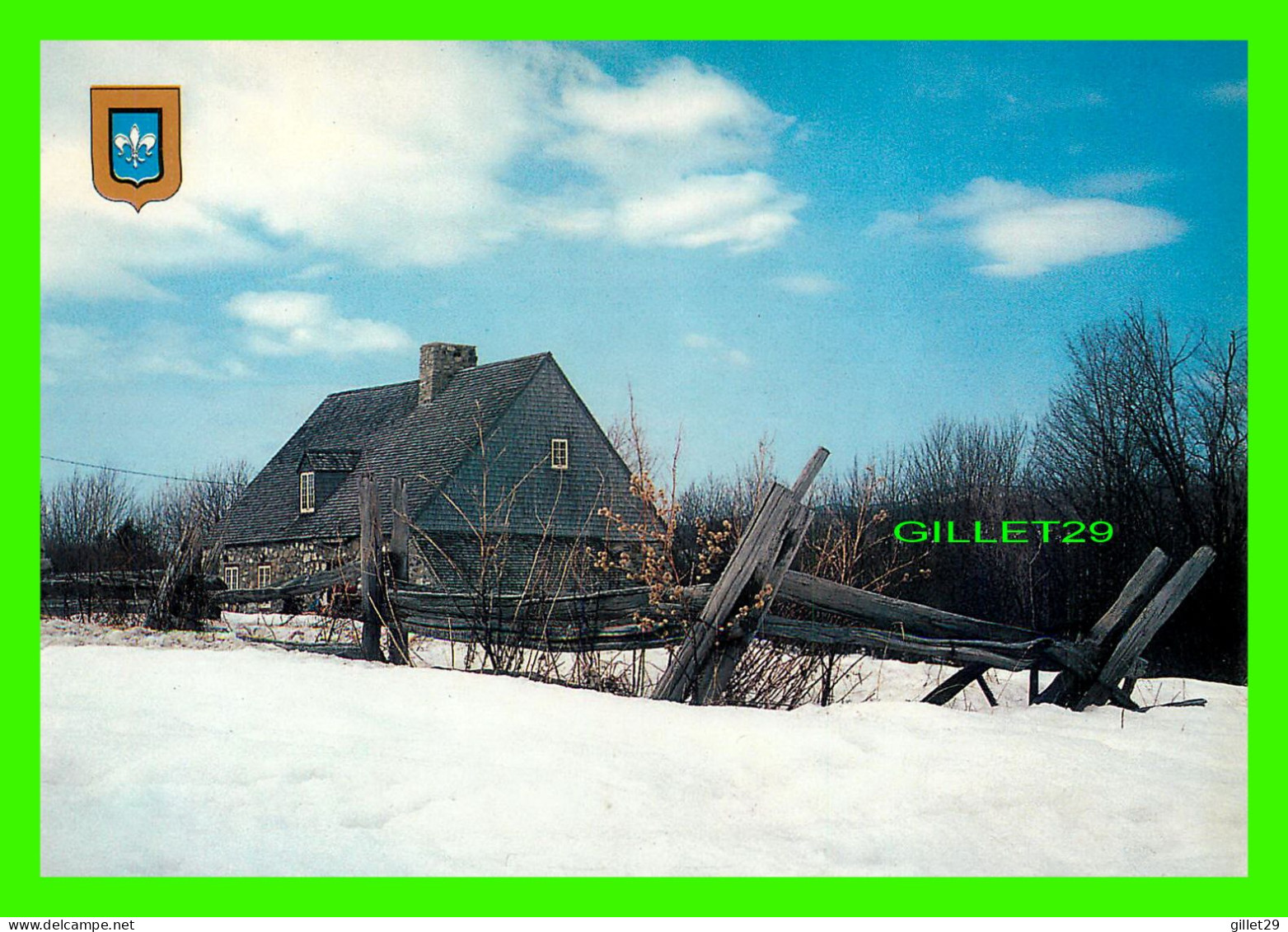 SAINT-FRANÇOIS, ILE D'ORLÉANS, QUÉBEC - LA MAISON GINCHEREAU -  PUB. LA FONDATION MINIGO - - Autres & Non Classés