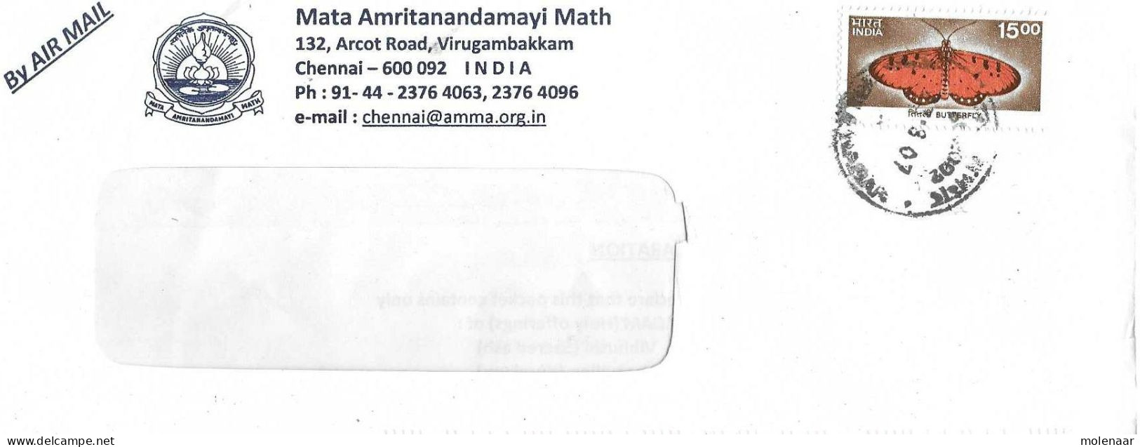 Postzegels > Azië > India > 2000-2009 > Brief Uit 2007 Met 1 Zegel (16884) - Briefe U. Dokumente