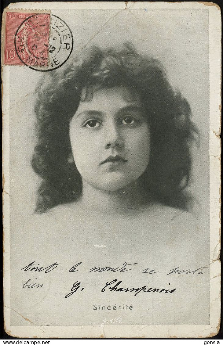 FEMME 1904 "Portrait" Sincérité - Photographs