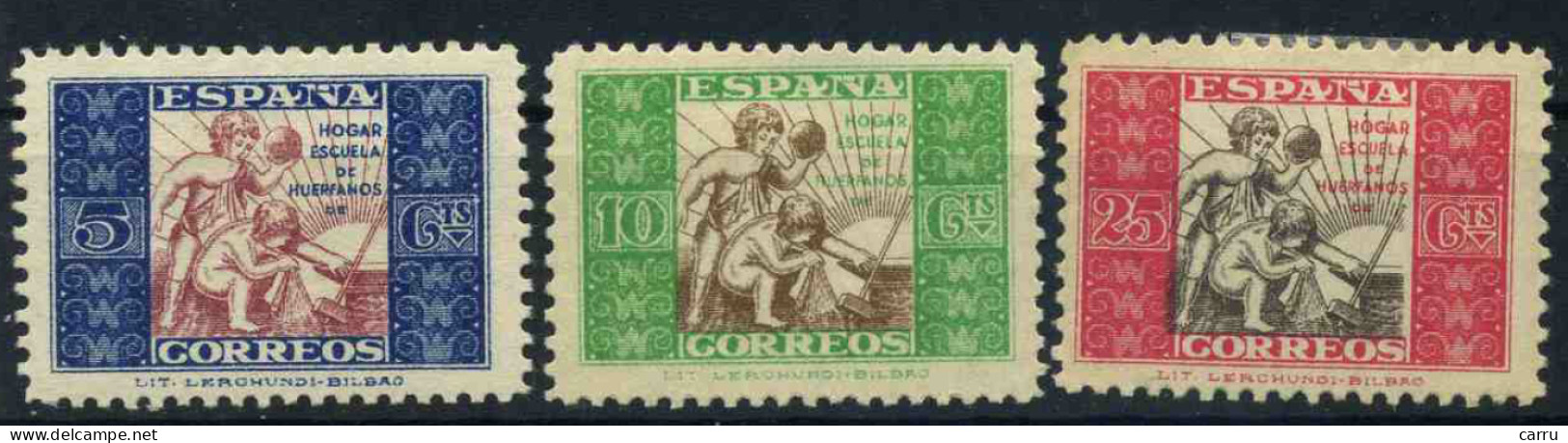 España - Beneficencia 1937 (edifil 9/11) - Charity