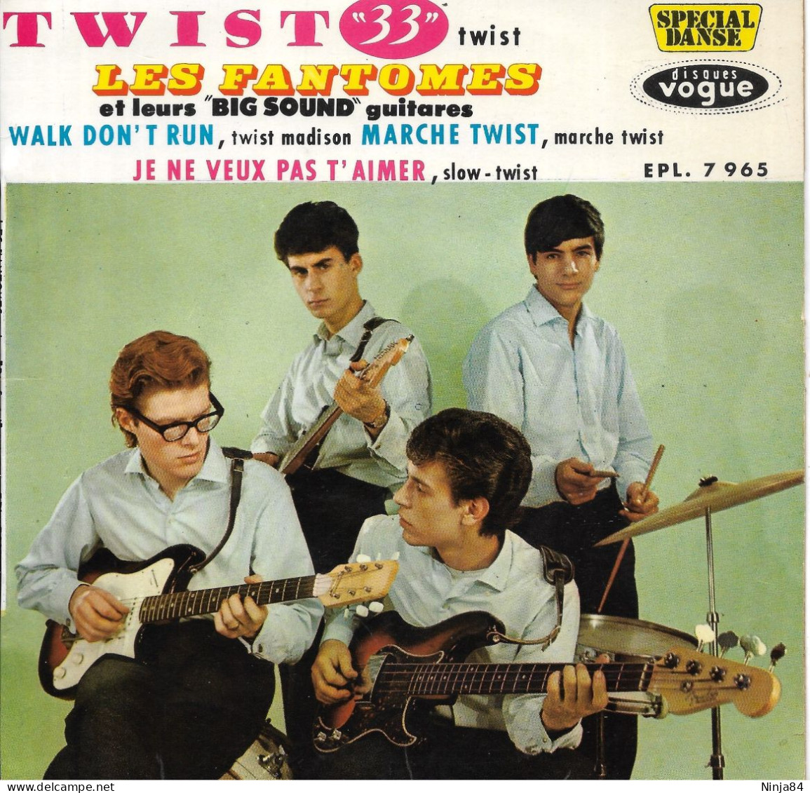 EP 45 RPM (7") Les Fantômes  "  Twist 33  " - Autres - Musique Française