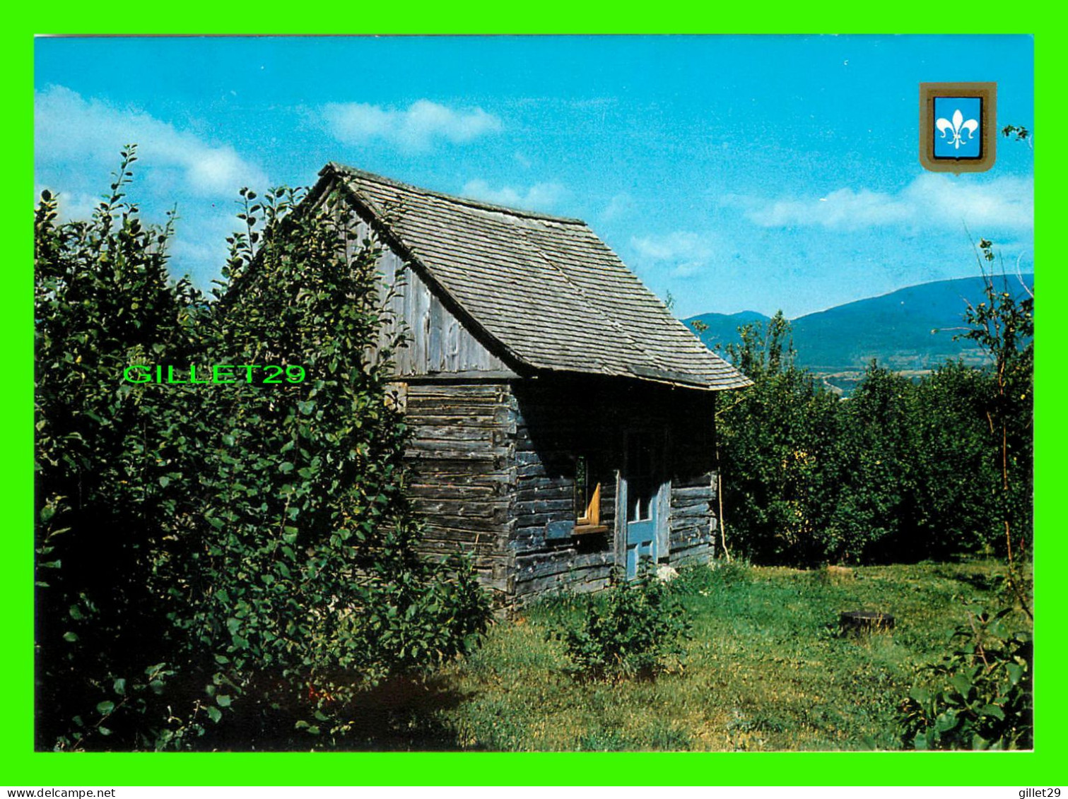 QUEUE D'ARONDE, ILE D'ORLÉANS, QUÉBEC - MAISON PIÈCE SUR PIÈCE - PUB. LA FONDATION MINIGO - - Autres & Non Classés