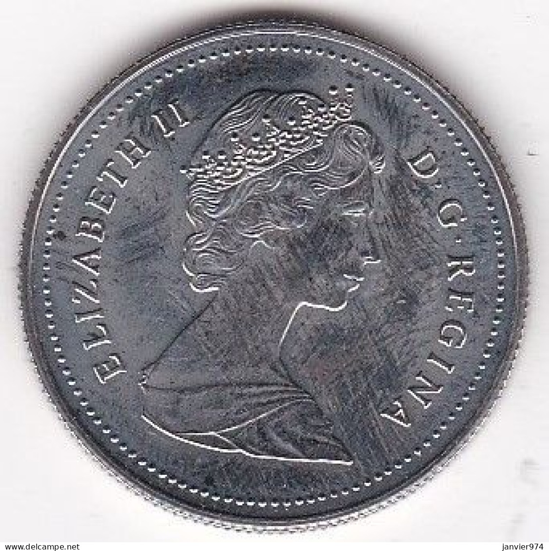 Canada 50 Cents 1988 , Elizabeth II, En Nickel, KM# 75, UNC , Neuve - Canada