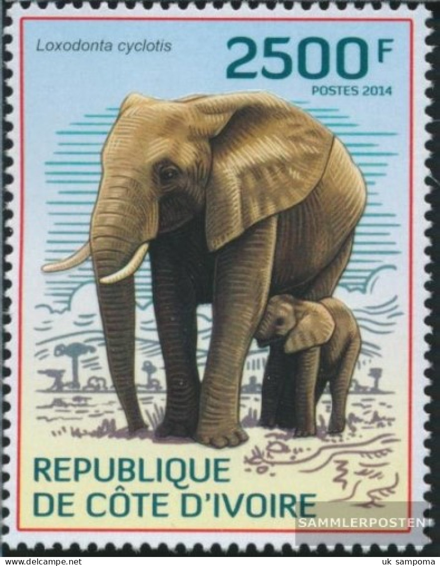 The Ivory Coast 1623 (complete Issue) Unmounted Mint / Never Hinged 2014 Rare Animals - Côte D'Ivoire (1960-...)