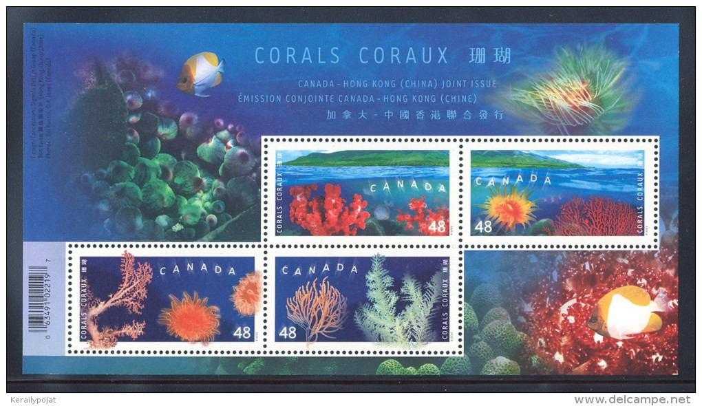 Canada - 2002 Corals MNH__(THB-1715) - Ungebraucht