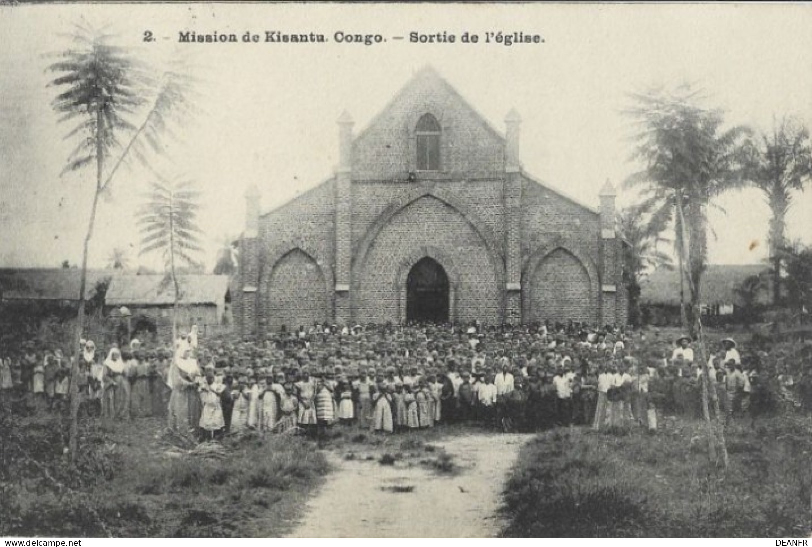 CONGO-BELGE : Kisantu - Mission De Kisantu - Sortie De L 'église. - Kinshasa - Leopoldville (Leopoldstadt)