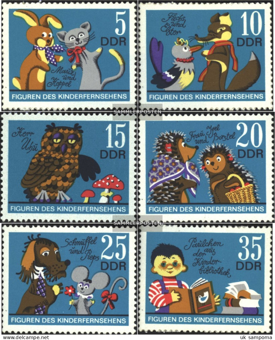 DDR 1807-1812 (complete.issue) Unmounted Mint / Never Hinged 1972 Children's TV - Neufs