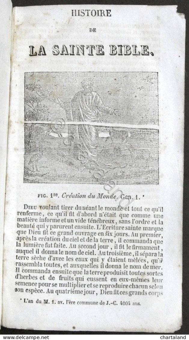 De Royaumont - Histoire De La Sainte Bible - 1840 - Altri & Non Classificati