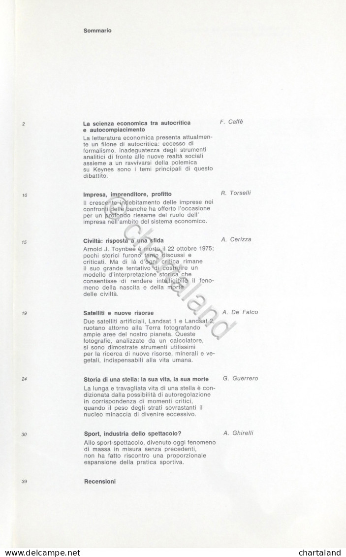 Rivista IBM - Volume XI - Numero 4 - 1975 + Supplemento - Altri & Non Classificati