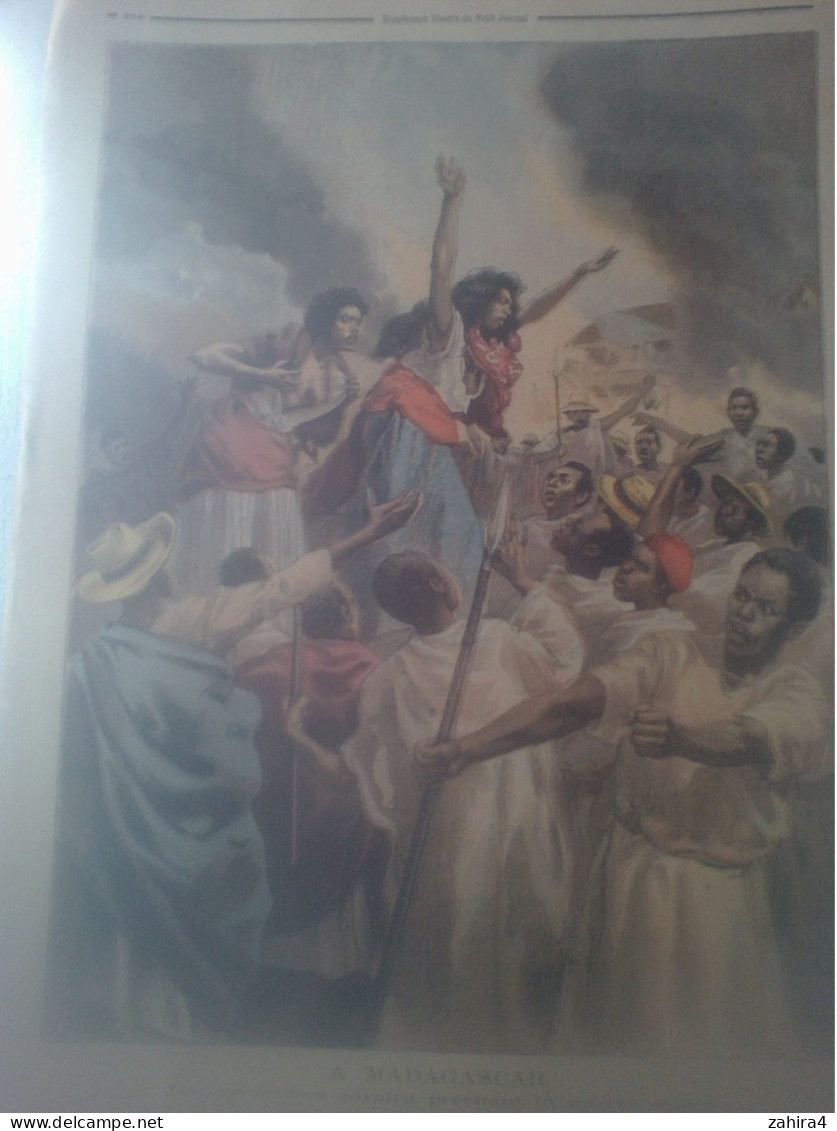 Le Petit Journal 212 Autres Temps Capitaine Romani Carte Madagascar & Iles Princesses Royales Prêchant La Guerre Sainte - Magazines - Before 1900