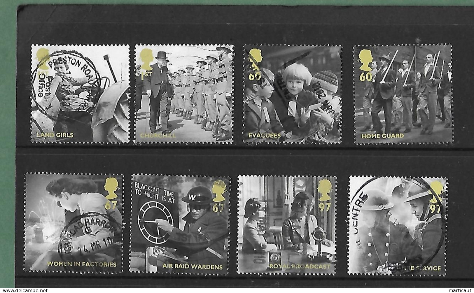 Britain Alone SG 3074/81 Vendus En L'état - Année 2010 - Used Stamps