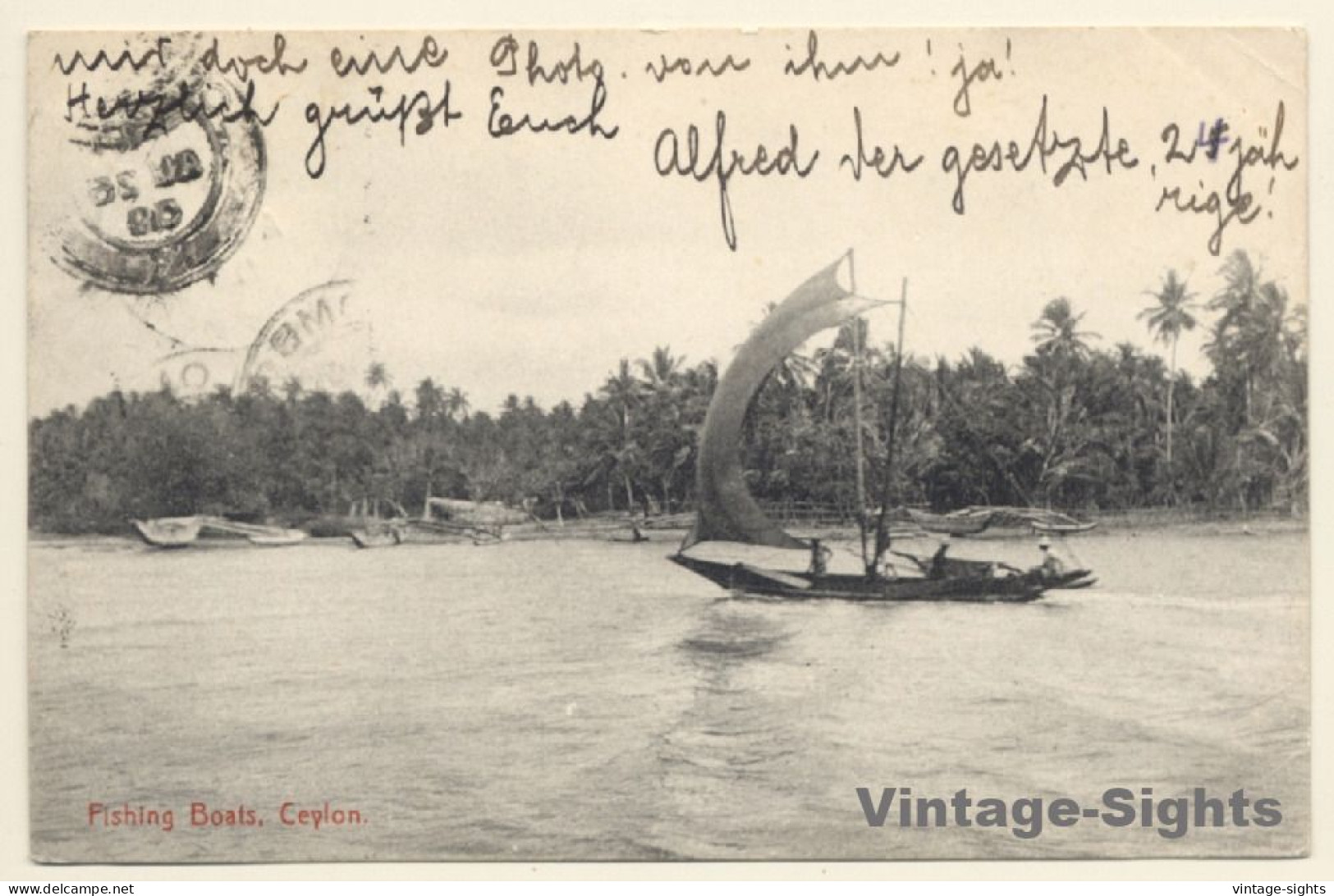 Sri Lanka - Ceylon: Fishing Boats (Vintage PC 1910s) - Sri Lanka (Ceylon)