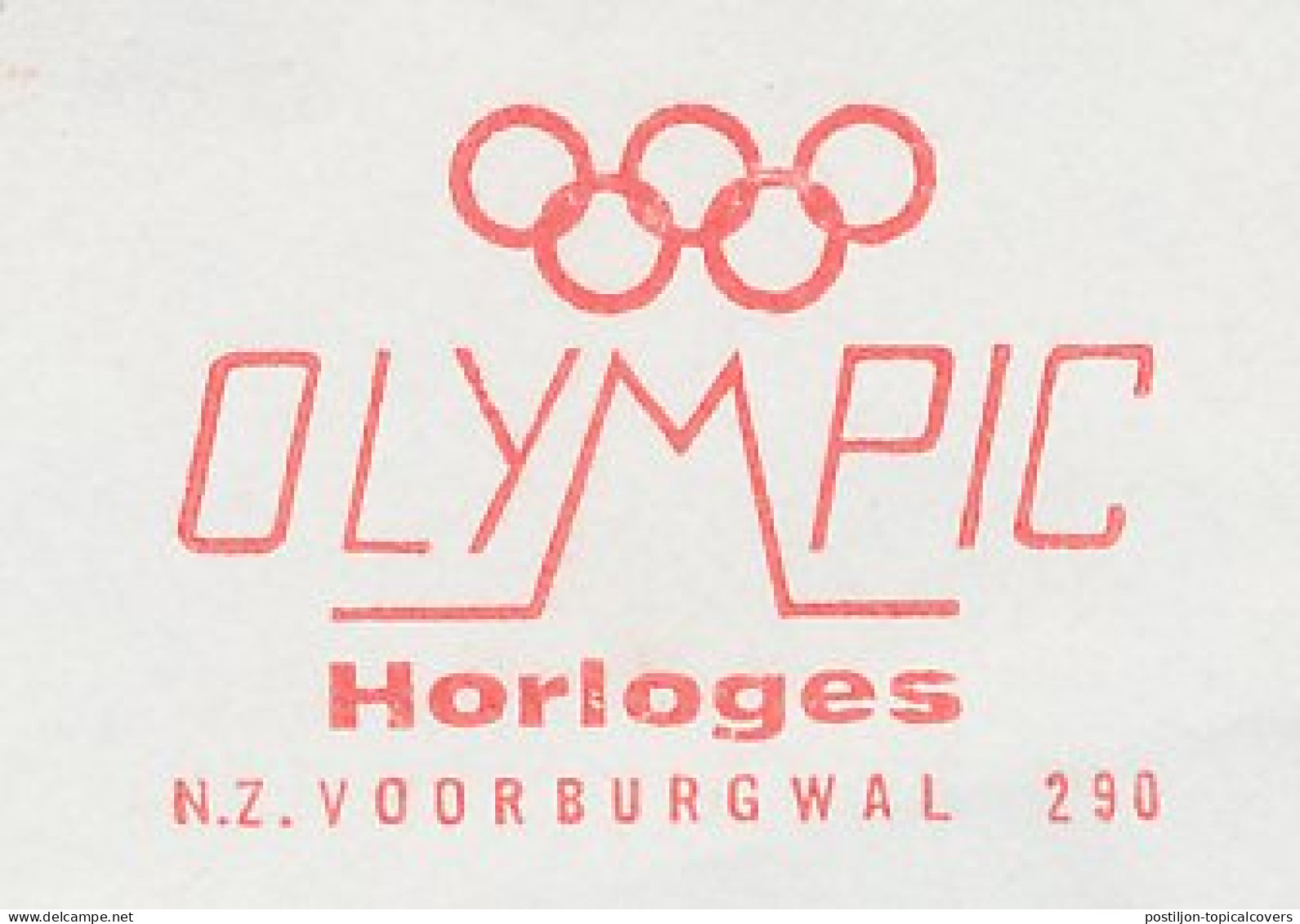 Meter Cover Netherlands 1971 Watch - Olympic - Horloges