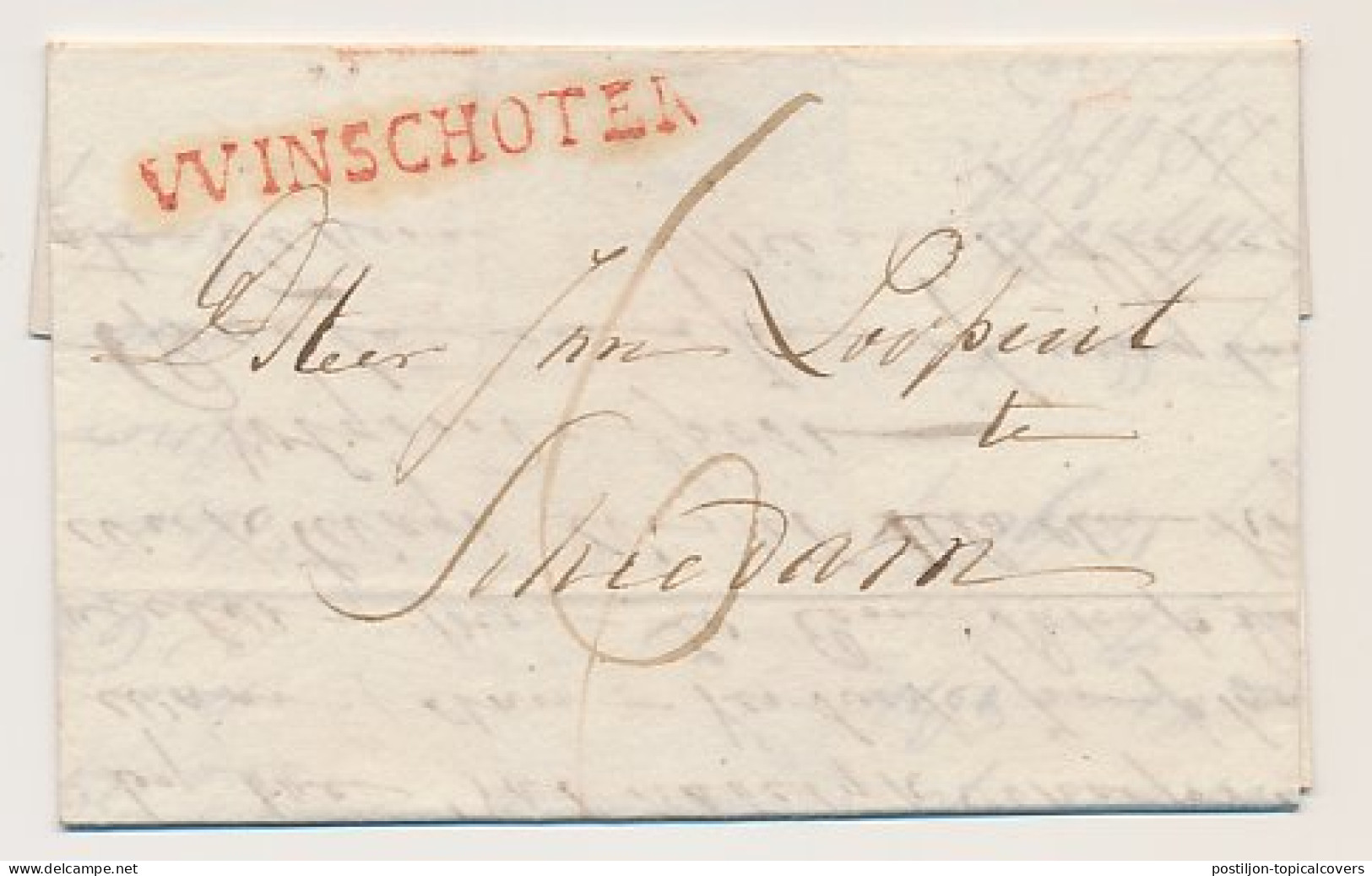 WINSCHOTEN - Schiedam 1814 - ...-1852 Vorläufer