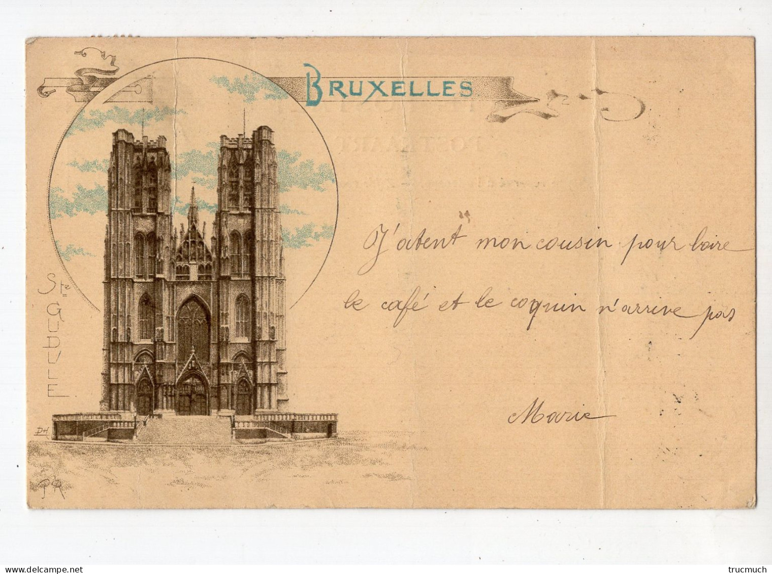 439 - BRUXELLES - Ste Gudule *1897* - Monuments, édifices