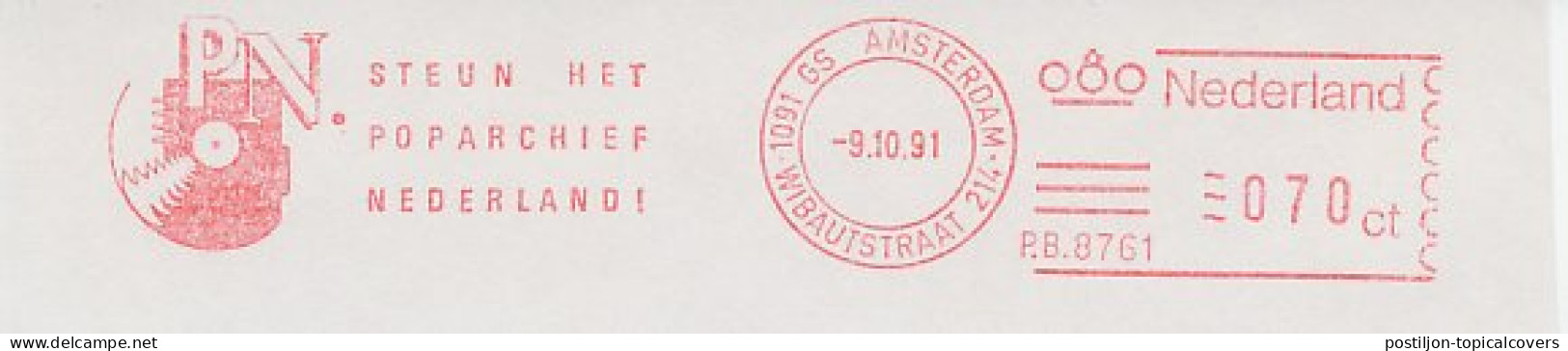 Meter Cut Netherlands 1991 Support The Pop Archive Netherlands - Muziek