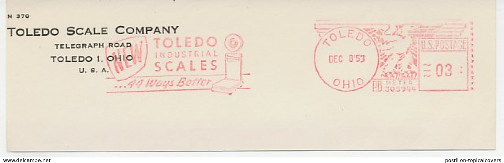 Meter Top Cut USA 1953 Scales - Toledo - Altri & Non Classificati