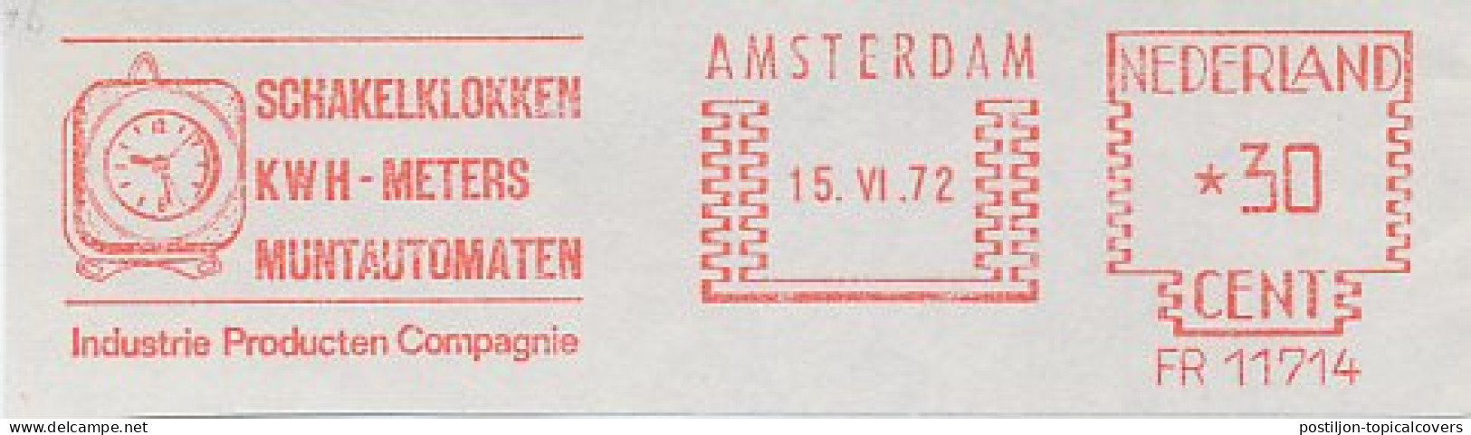 Meter Cut Netherlands 1972 Time Switch - Relojería