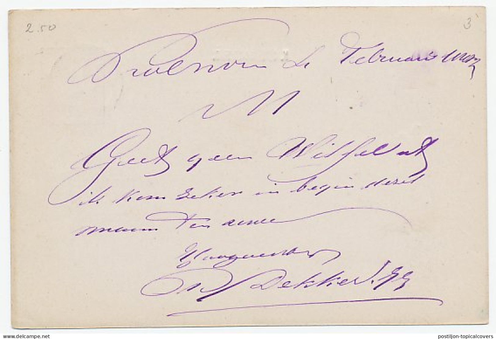 Naamstempel Kolhorn 1882 - Lettres & Documents