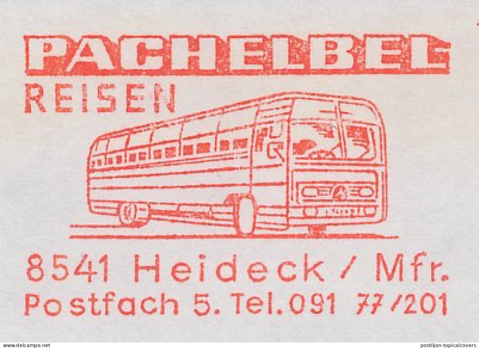 Meter Cut Germany 1969 Bus - Busses